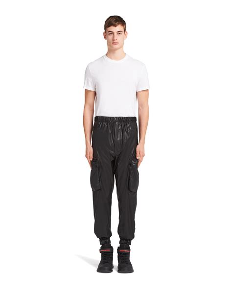 cargo pants prada|Prada nylon cargo pants.